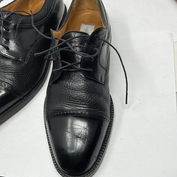 Mezlan Sz 10 Men’s Black Deerskin Leather Cap Toe Oxford Shoes main image 14